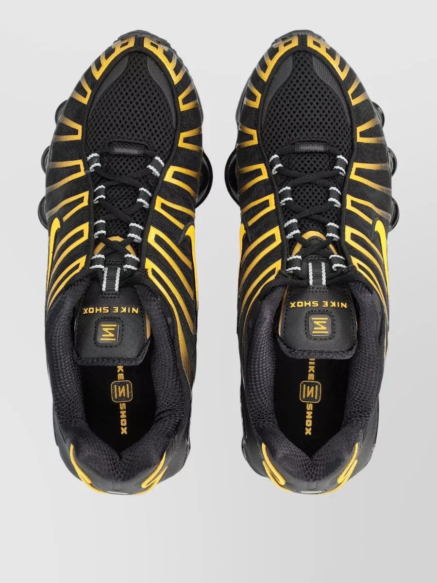 Nike Shox Tl Futuristic Cushioning Mesh Sneakers