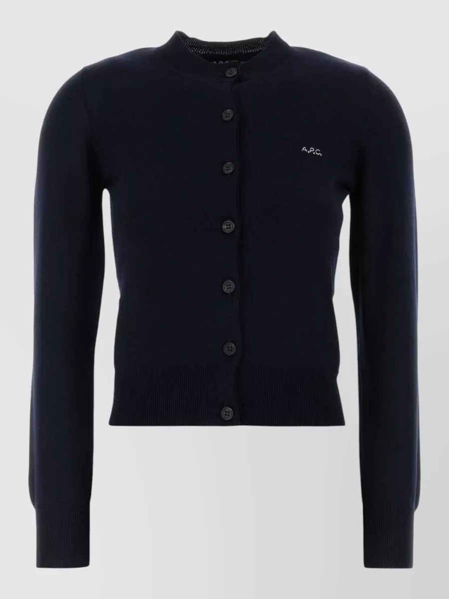 A.P.C. fine-knit cardigan