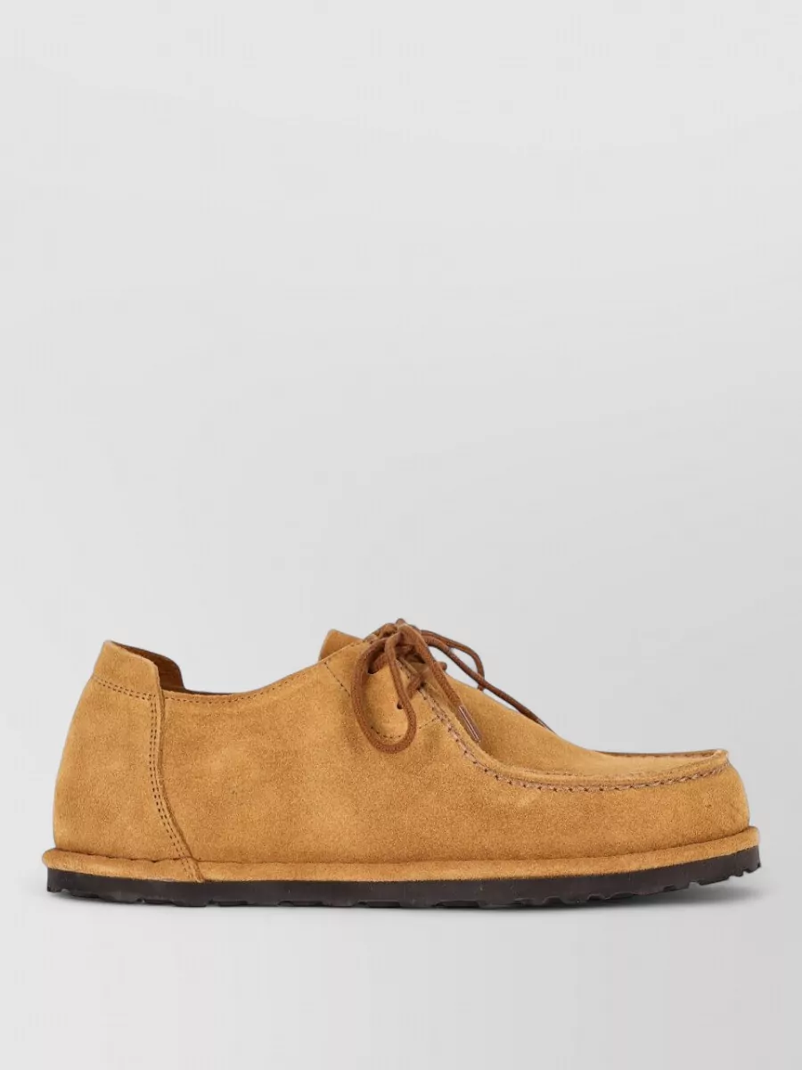 Birkenstock Suede Leather Lace-Up Loafers