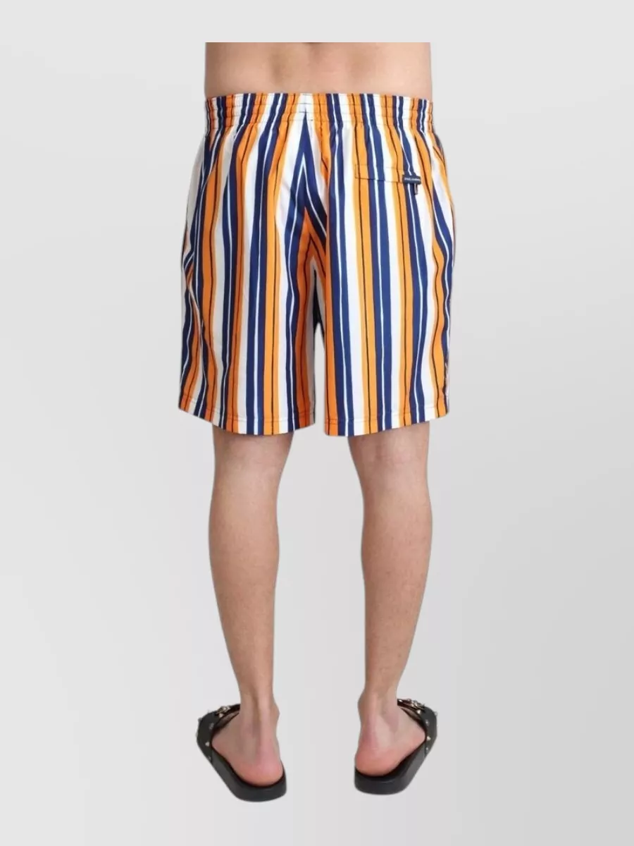 Dolce&Gabbana Striped Swim Shorts
