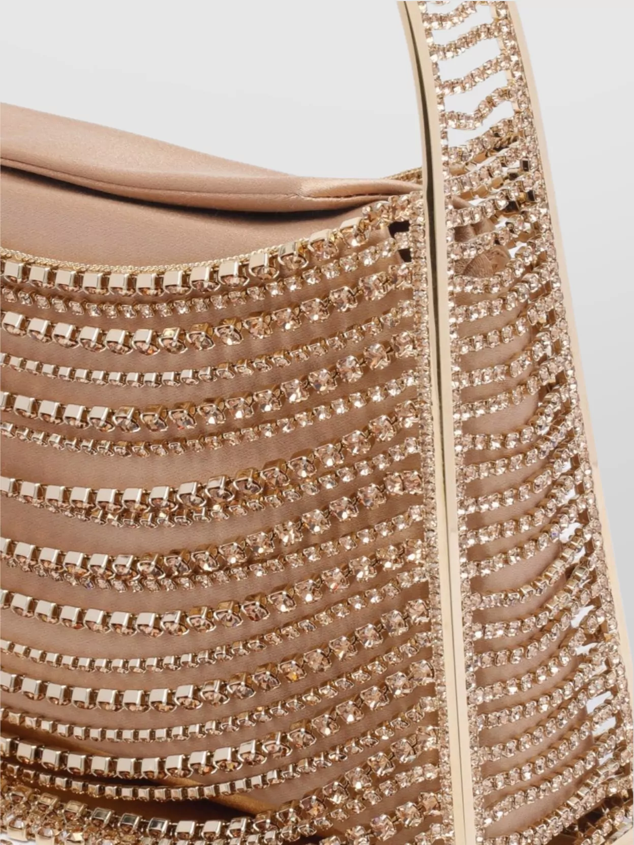 Benedetta Bruzziches Embellished Strass One Handle Structured Shoulder Bag