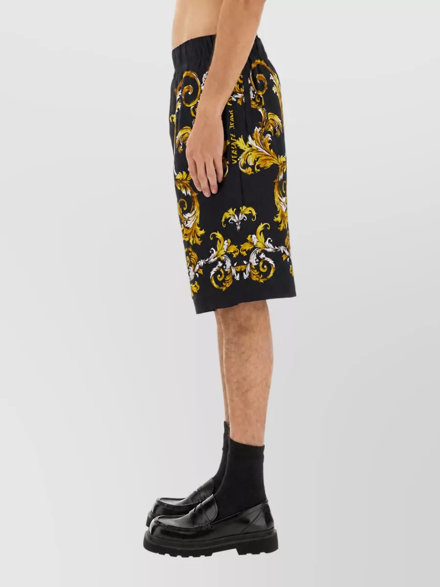 Versace Jeans Couture Printed Tailored Shorts