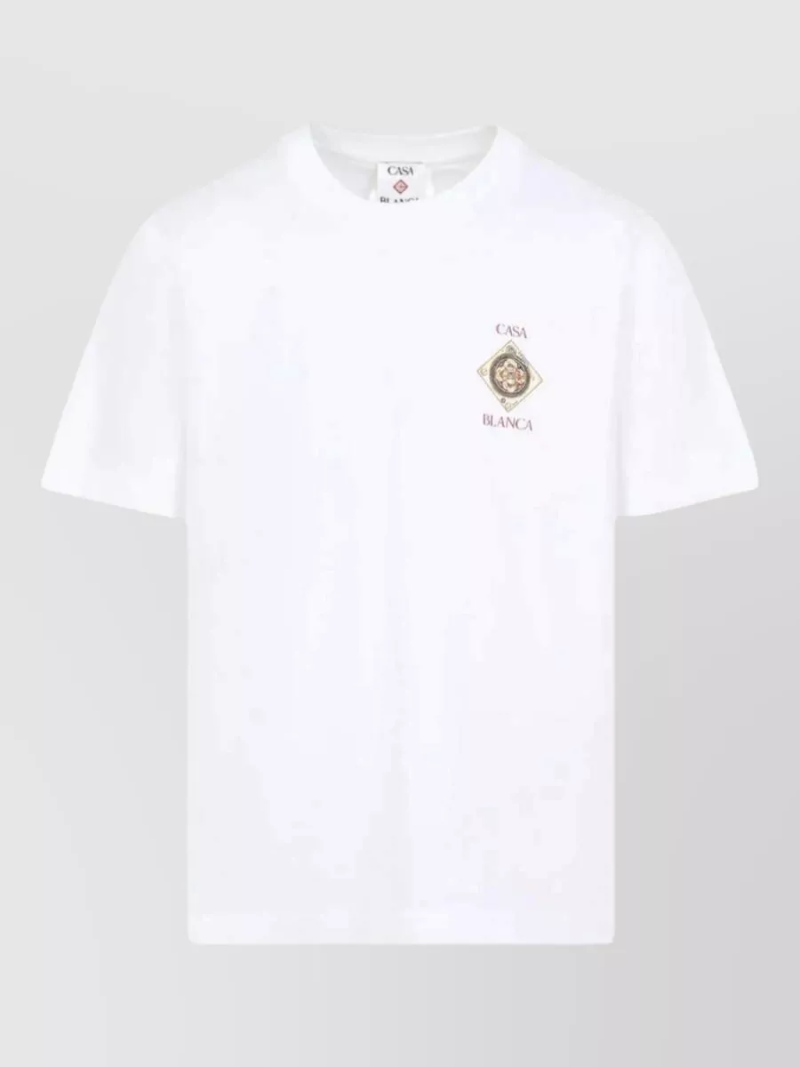 Casablanca Printed crew neck short-sleeve t-shirt