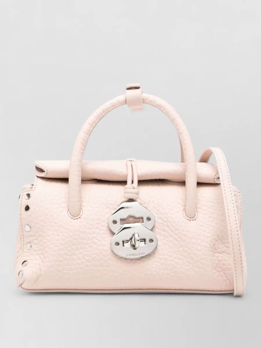 Zanellato Studded Leather Shoulder Bag