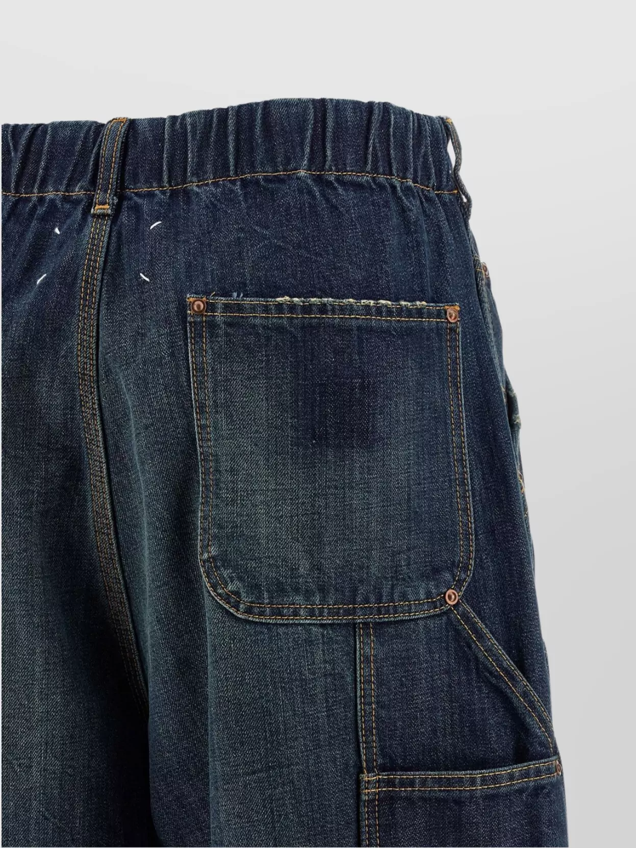 Maison Margiela Comfortable Wide Leg Work Jeans