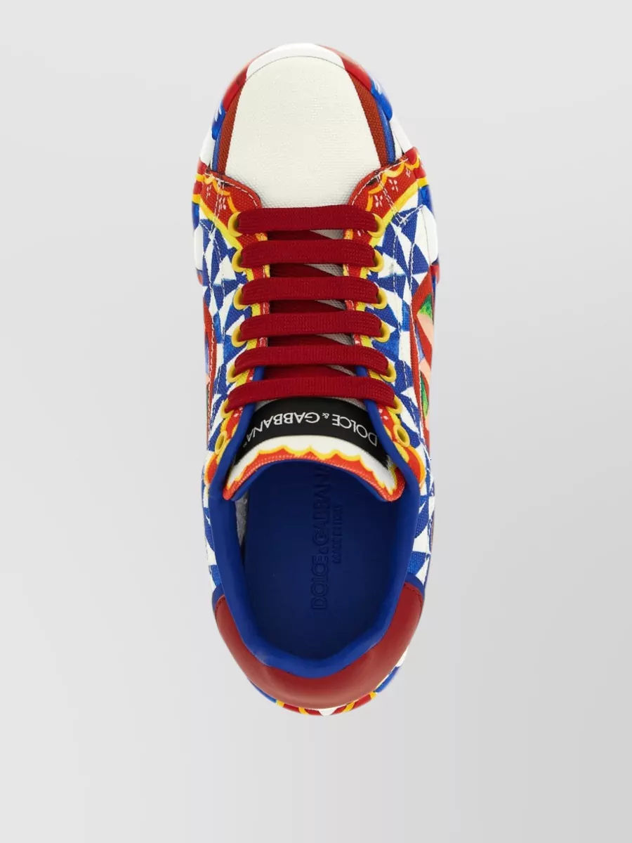 Dolce&Gabbana Printed Low-Top Sneakers