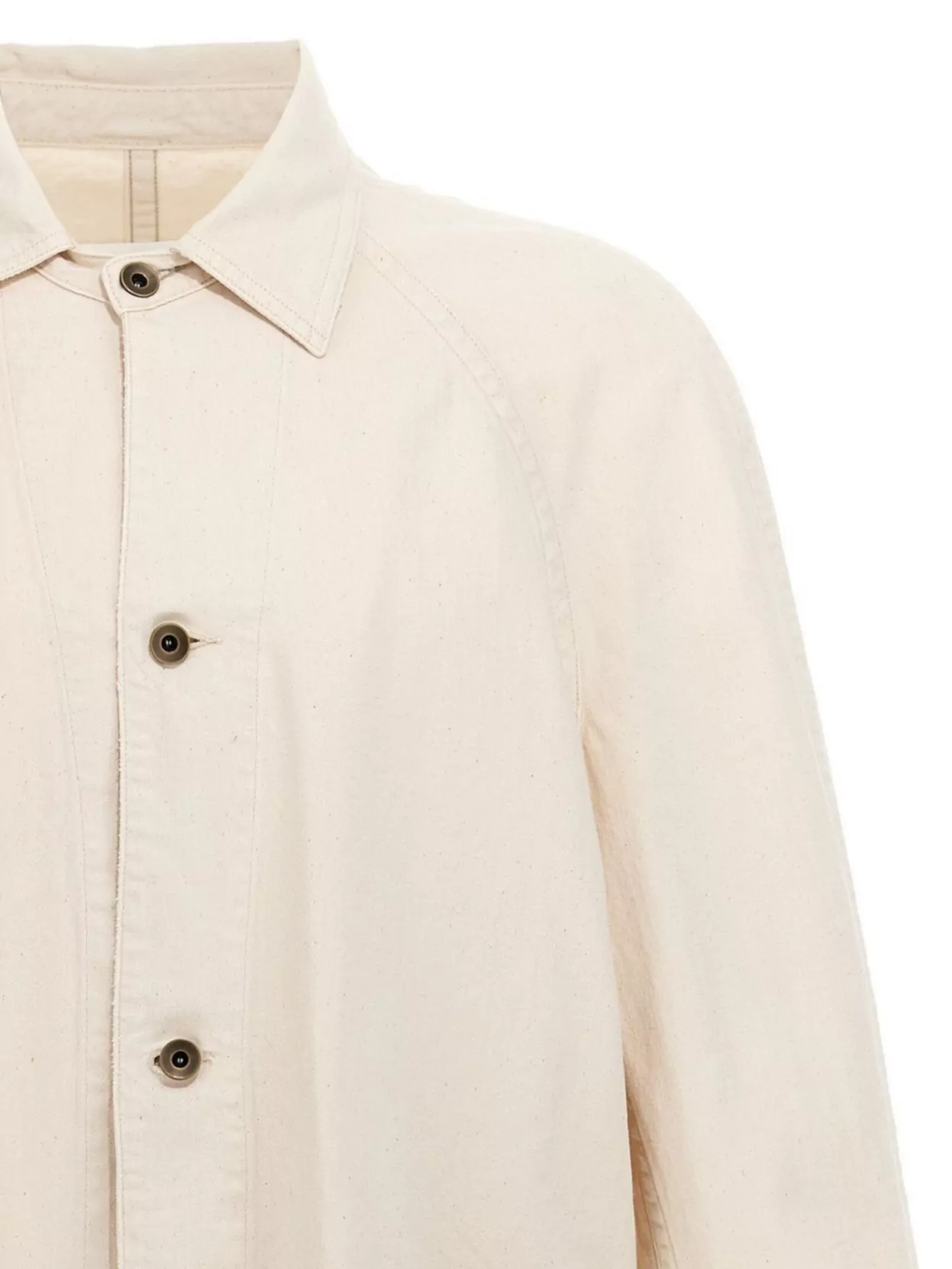 Maison Margiela Collared Jacket With Front Pockets And Long Sleeves