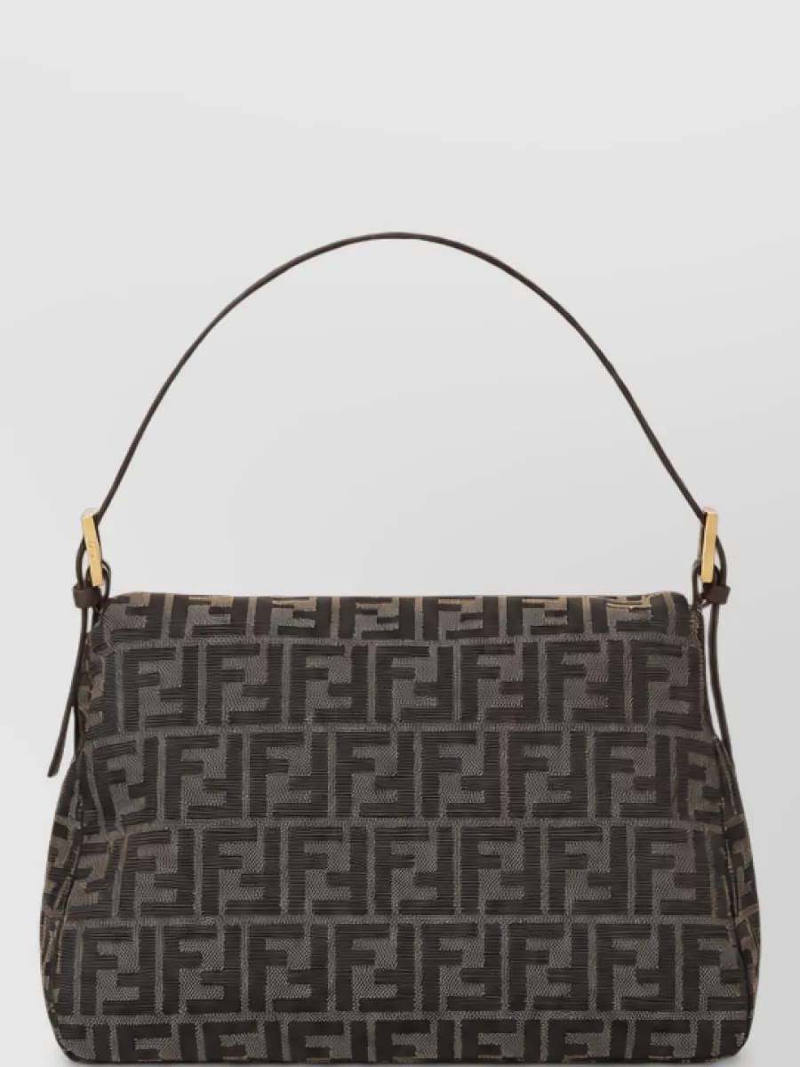 Fendi na jacquard clutch bag