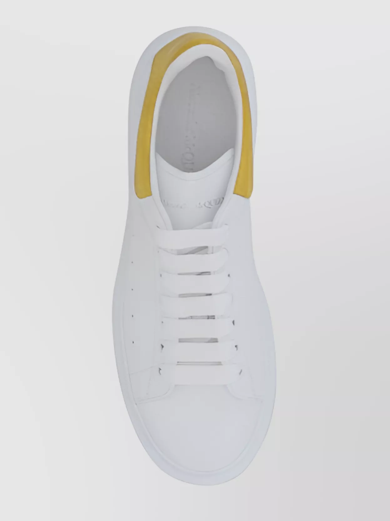 Alexander Mcqueen Perforated Platform Round Toe Sneakers