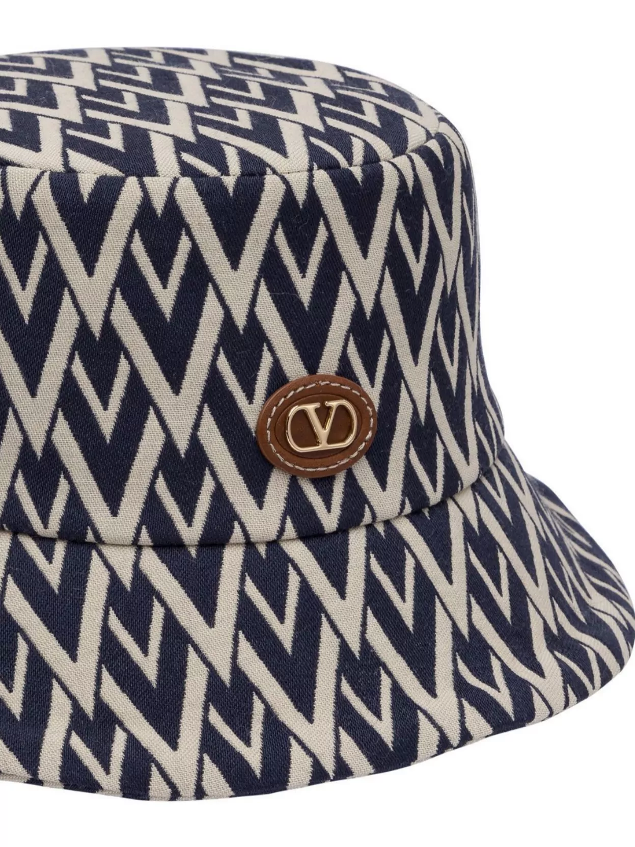 Valentino Toute La V Wool Fisherman Hat