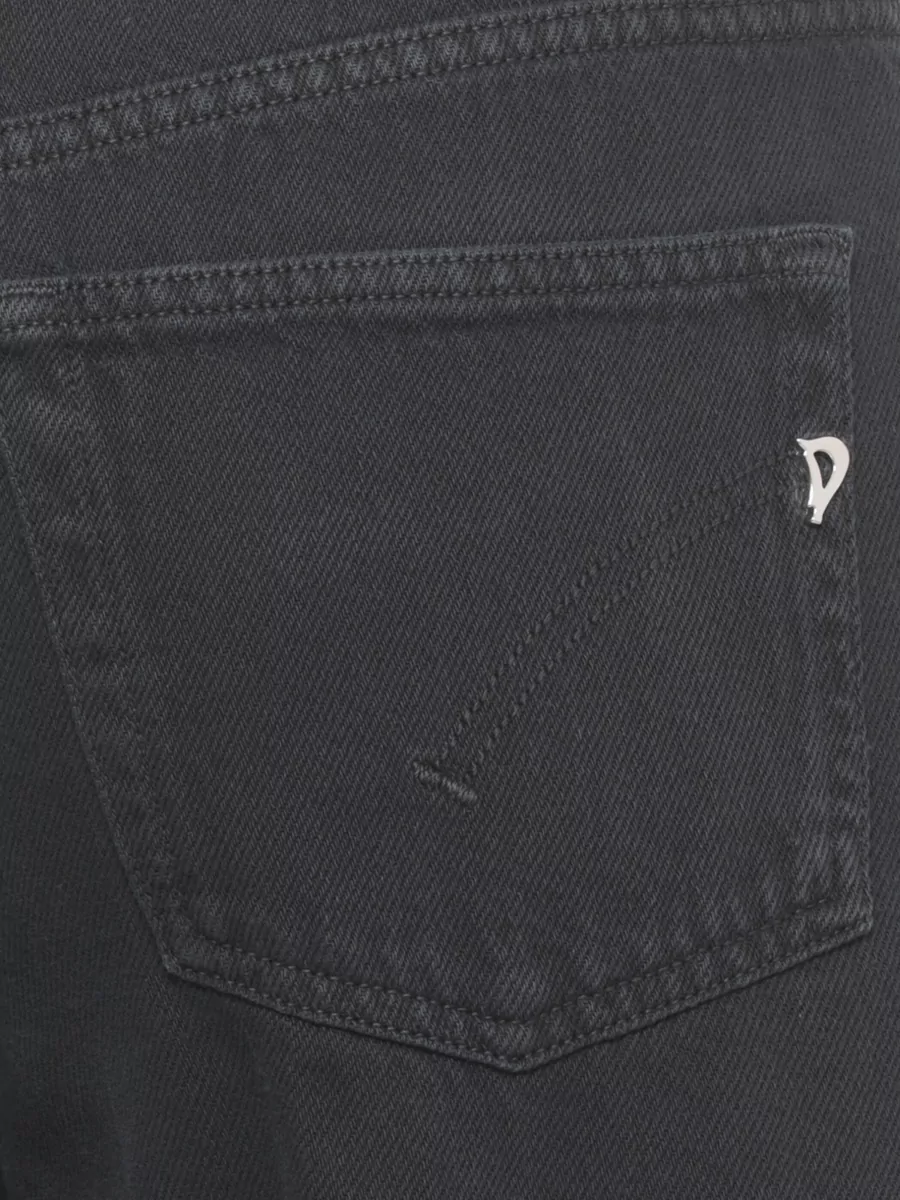 Dondup Cotton High-Rise Wide-Leg Jeans