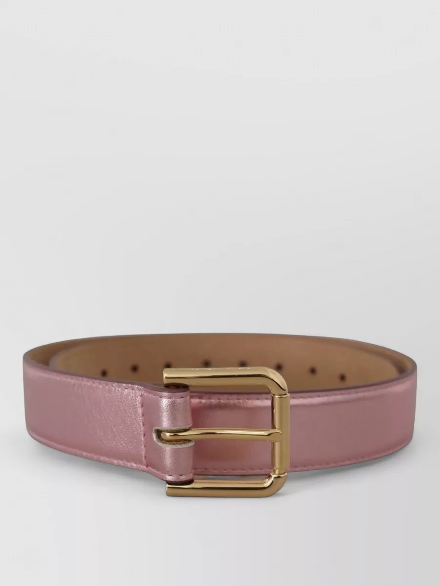 Dolce&Gabbana metallic leather belt
