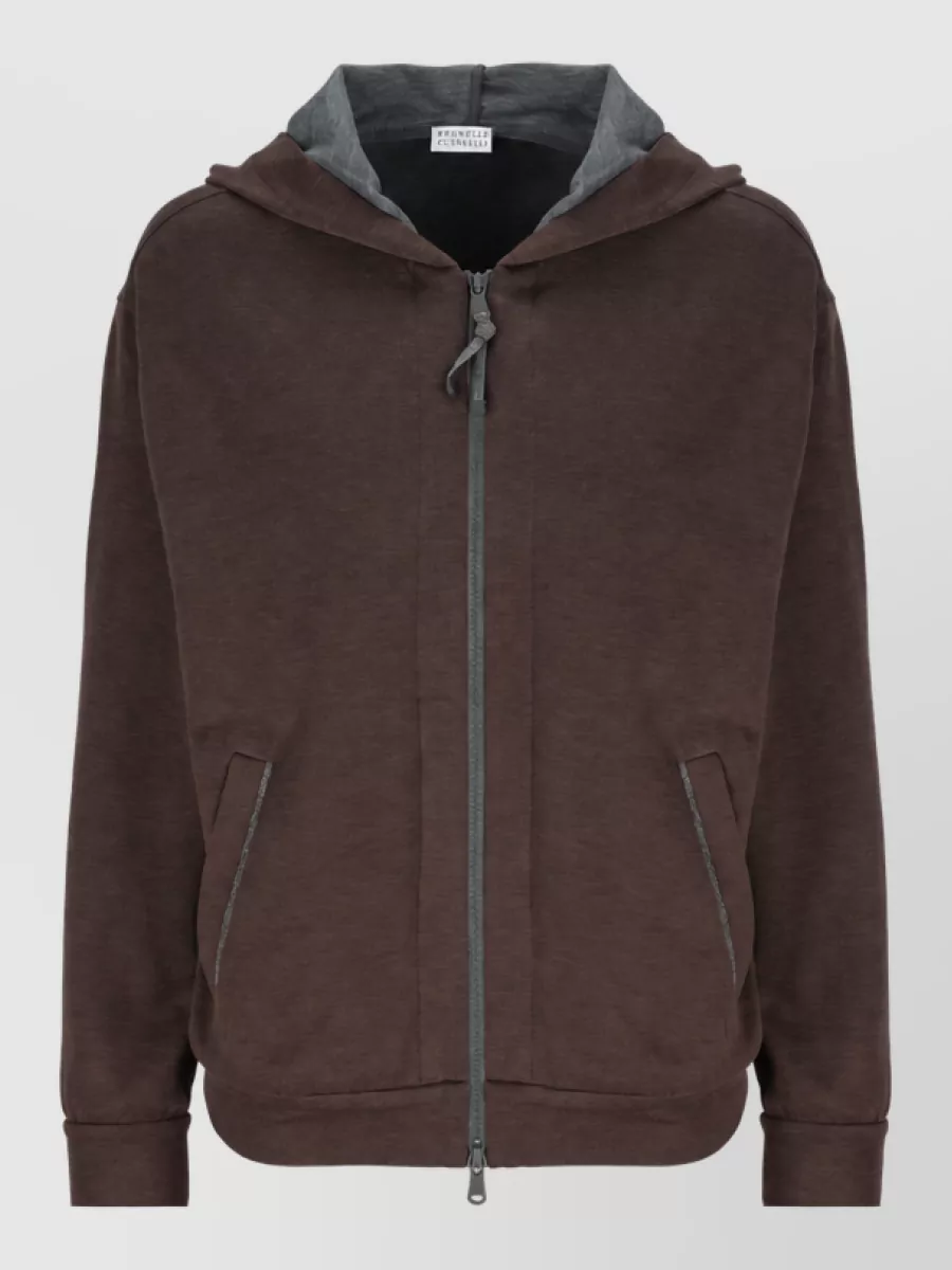 Brunello Cucinelli Hooded Zip Sweatshirt