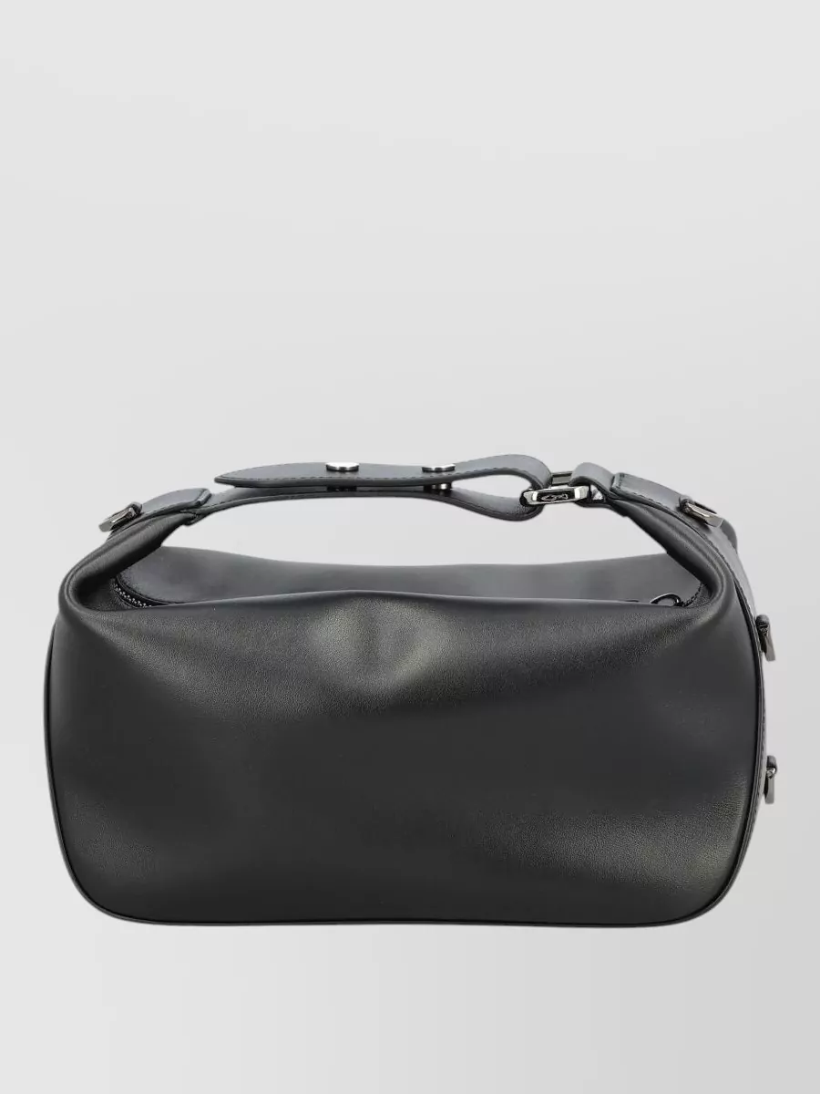 Christian Louboutin Leather Logo Print Clutch Bag