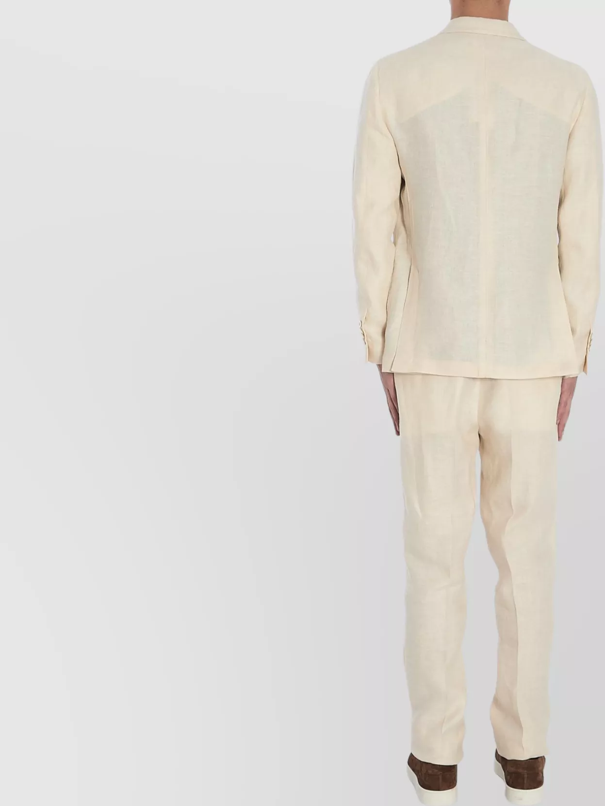 Lardini Suit Linen Double-Breasted Jacket