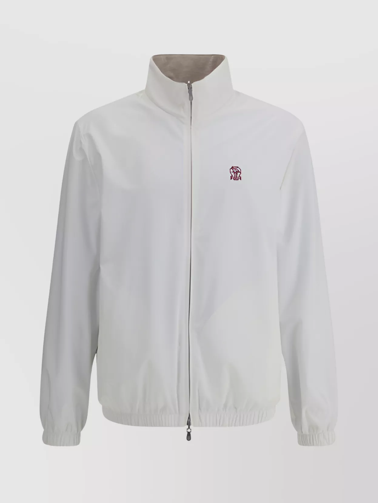Brunello Cucinelli Reversible Waterproof High-Necked Jacket With Cashmere And Silk Blend
