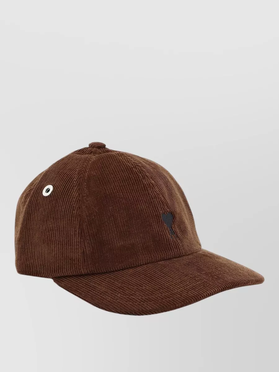 Ami Paris Corduroy Baseball Cap