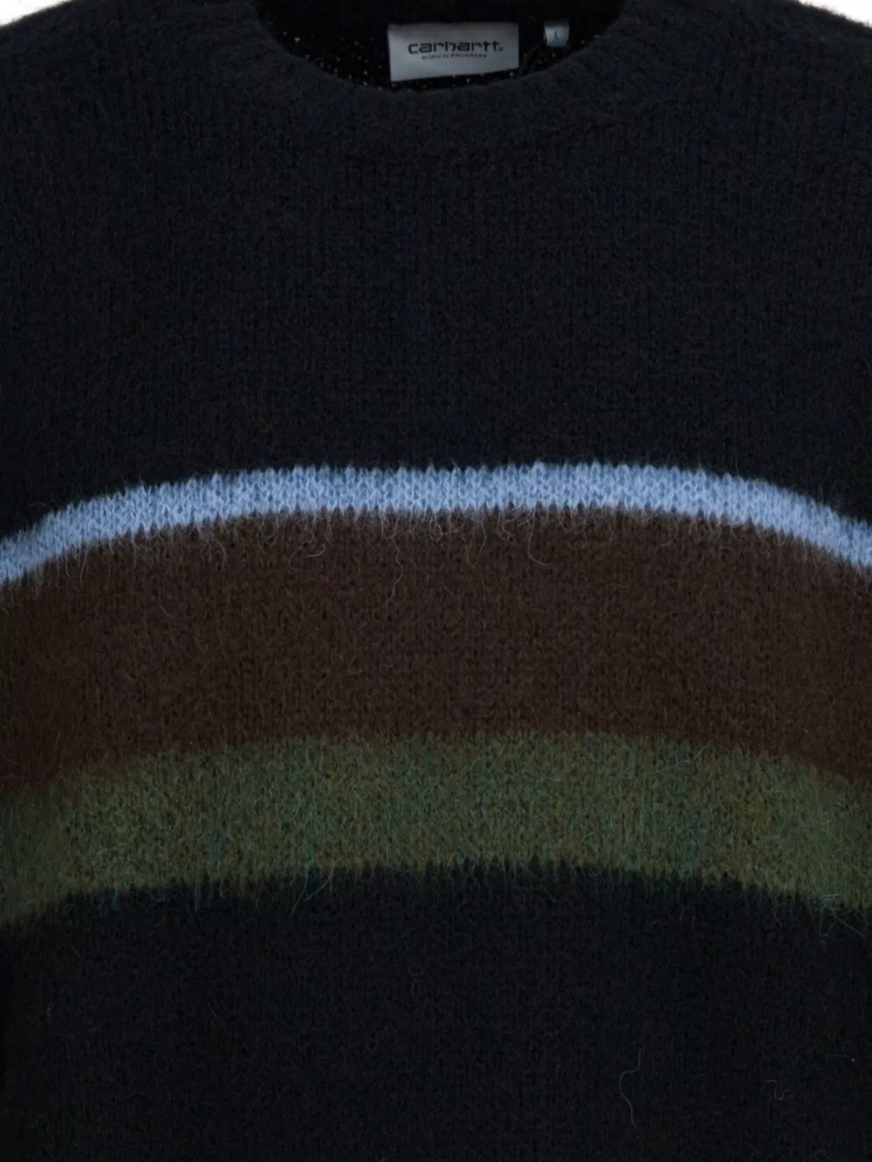 Carhartt Wip Striped Crew Neck Long Sleeve Knitwear