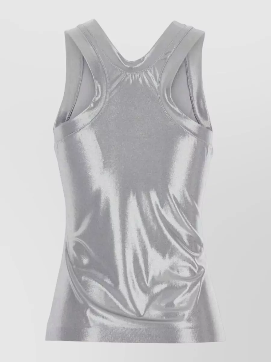 Norma Kamali Sleeveless Racerback Top