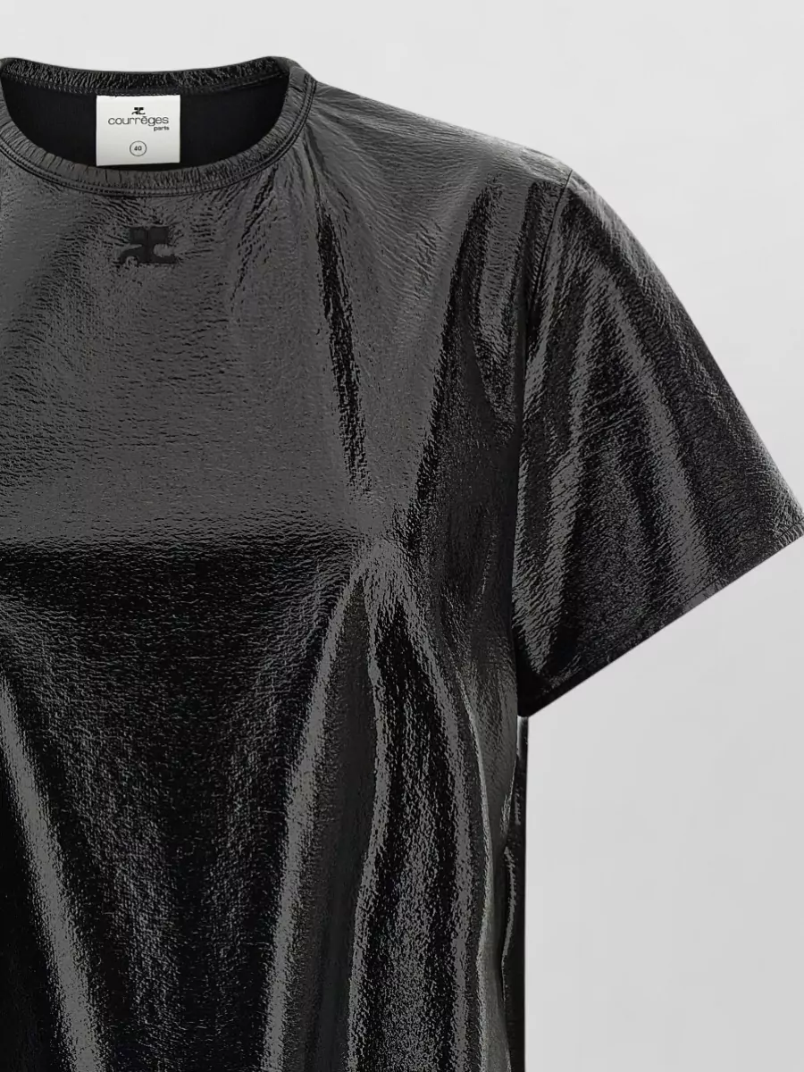 Courrèges Coated Vinyl Mini Dress