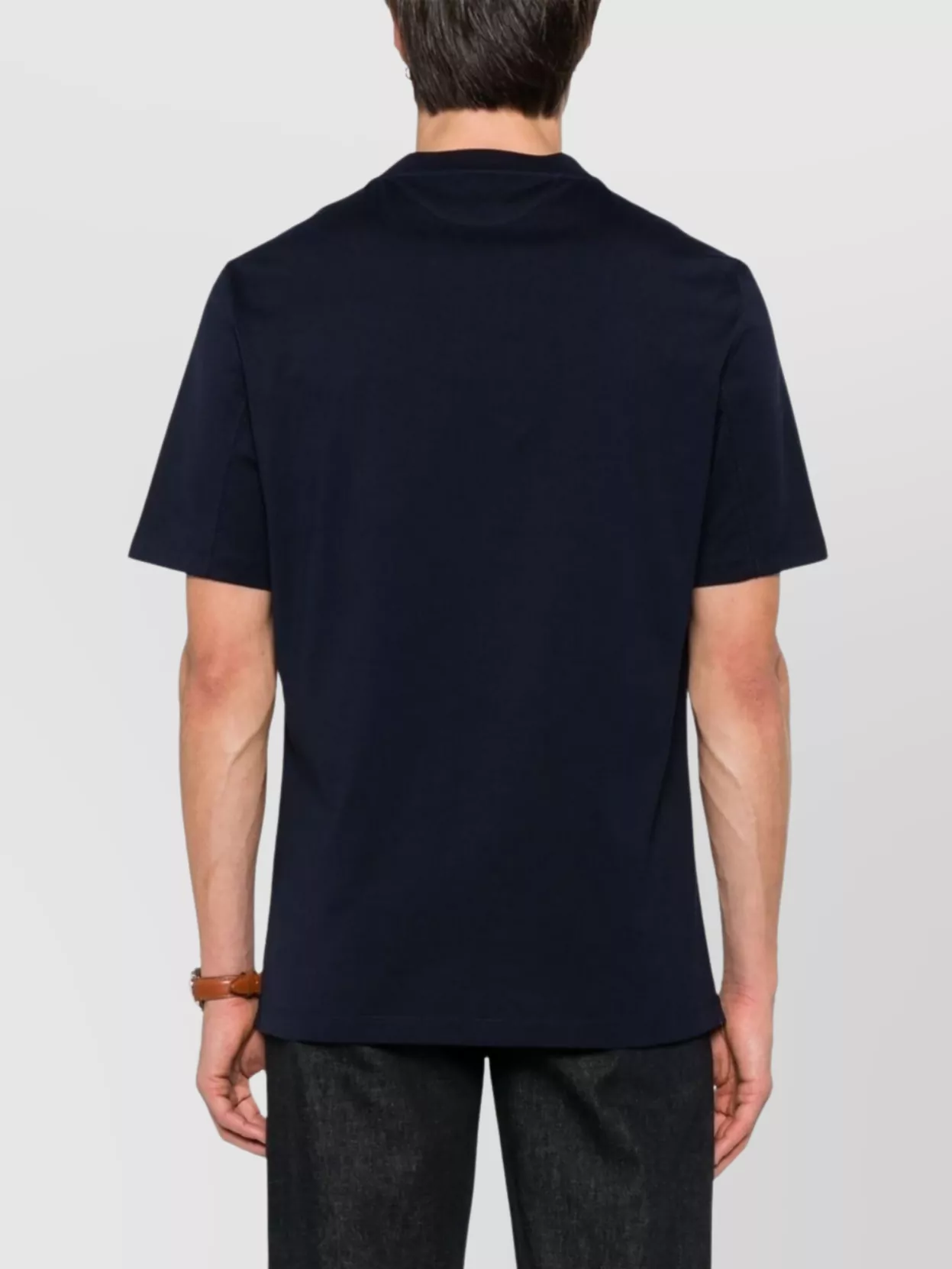 Brunello Cucinelli Cotton Jersey Crew Neck T-shirt With Logo Clothing
