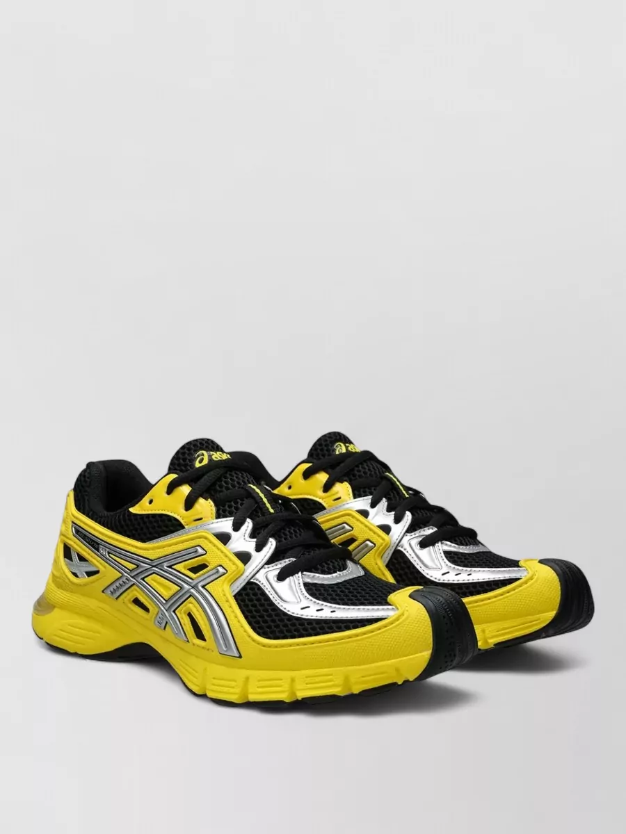 Asics Low Top Sneakers Mesh Panels Rubber Sole