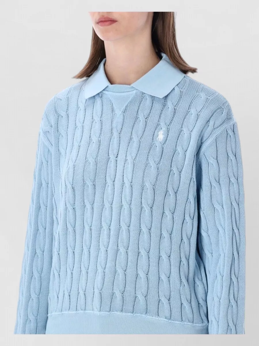 Polo Ralph Lauren Cable-Knit Relaxed-Fit Cotton Sweater