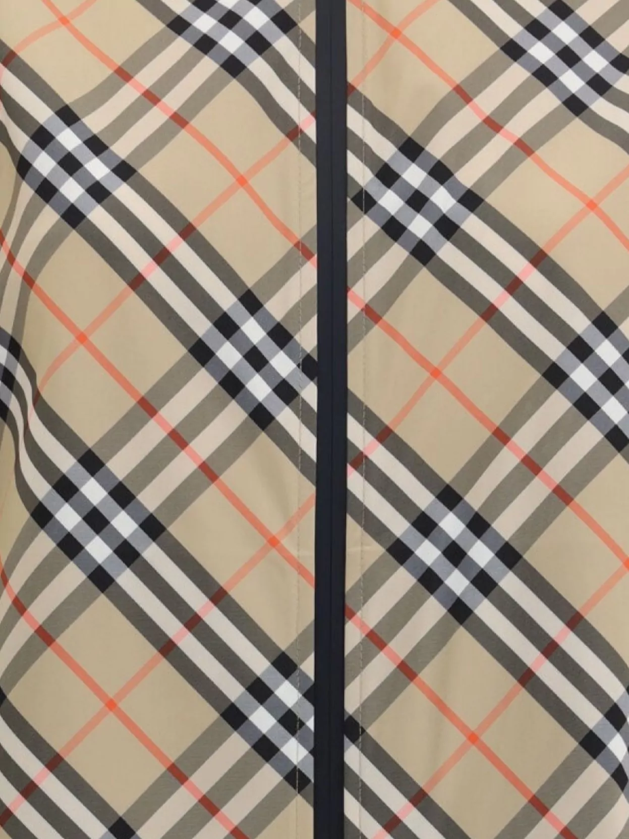 Burberry Check Pattern Waterproof Jacket