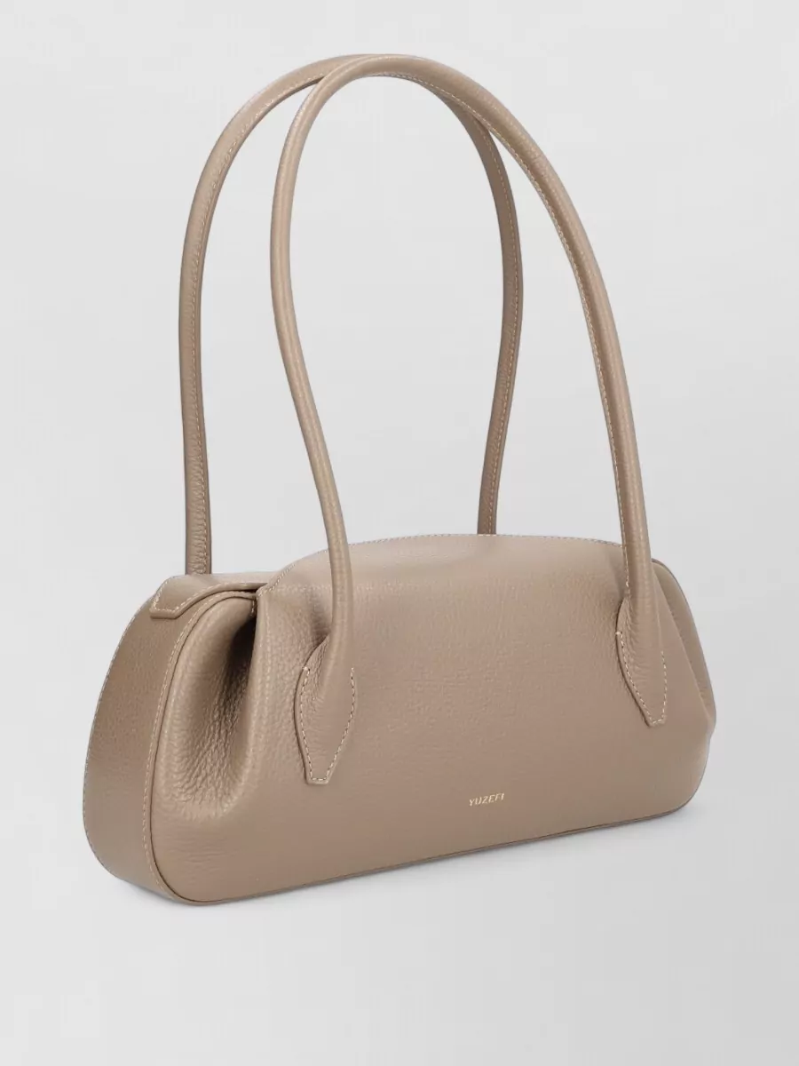 Yuzefi Oyster Gathered Shoulder Bag