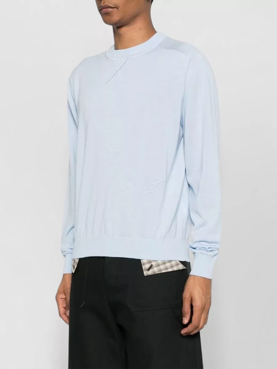 Jacquemus Embroidered Logo Crewneck Jumper