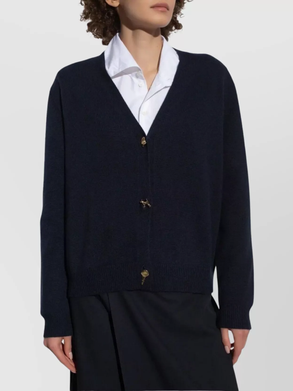Fabiana Filippi Knitwear With Long Sleeves And V-Neckline