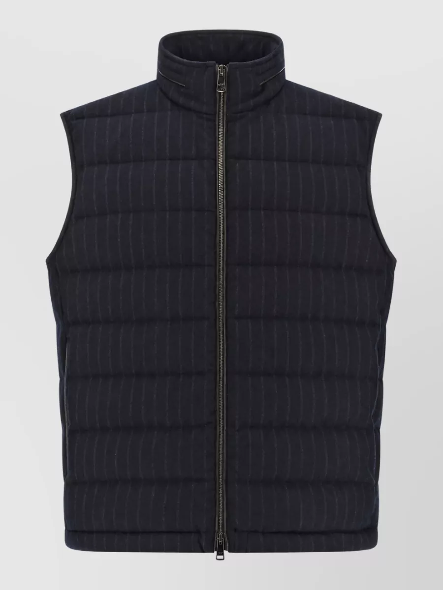 Paul & Shark virgin wool quilted padded gilet