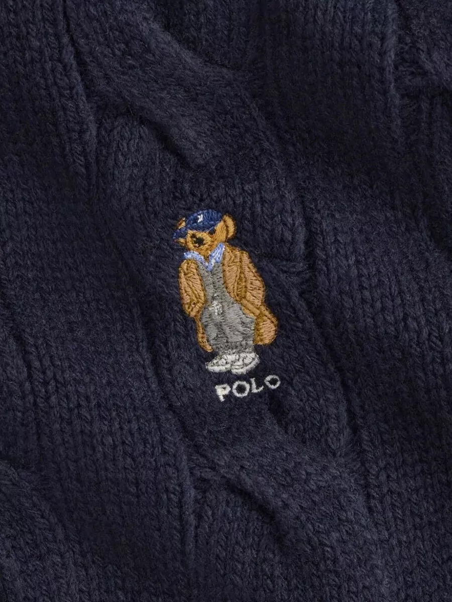 Polo Ralph Lauren Cable-Knit Wool Scarf