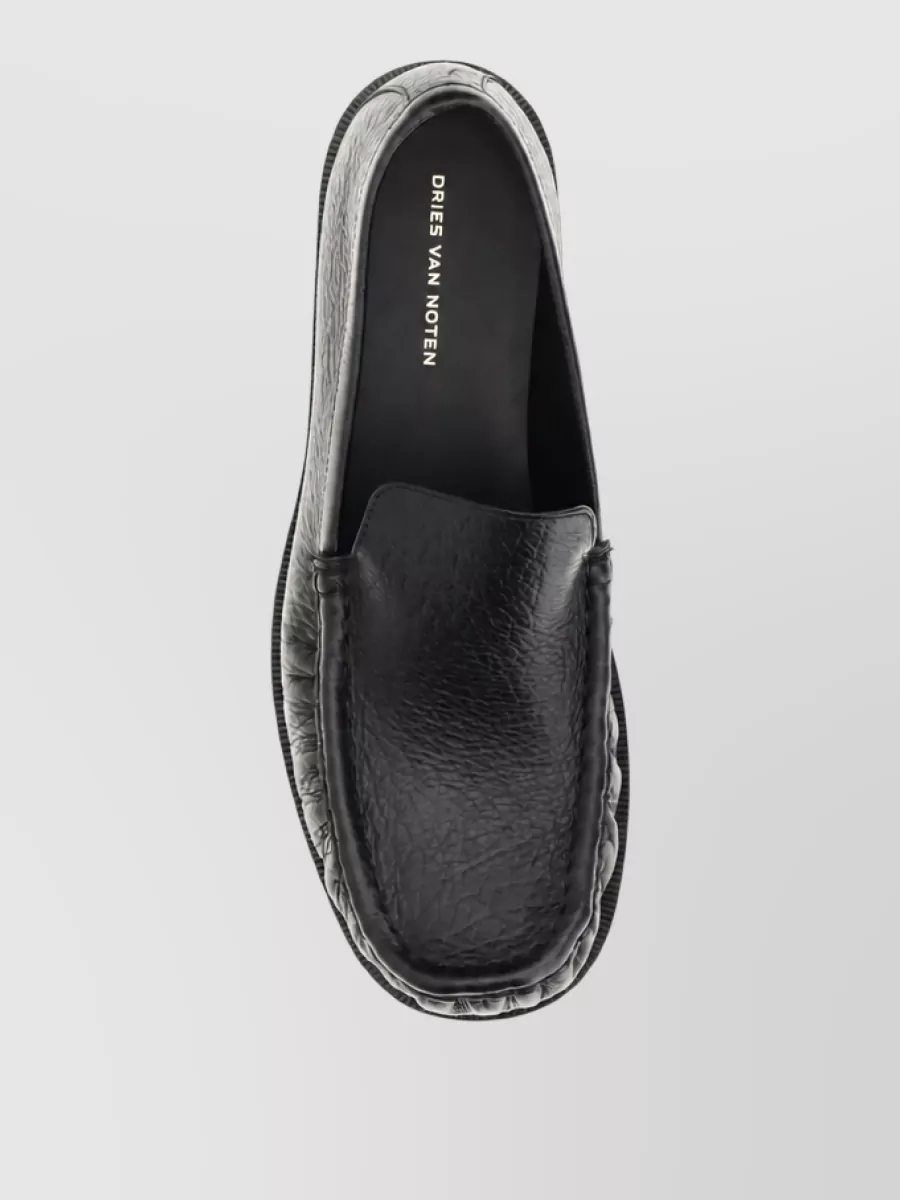 Dries Van Noten Leather Slippers