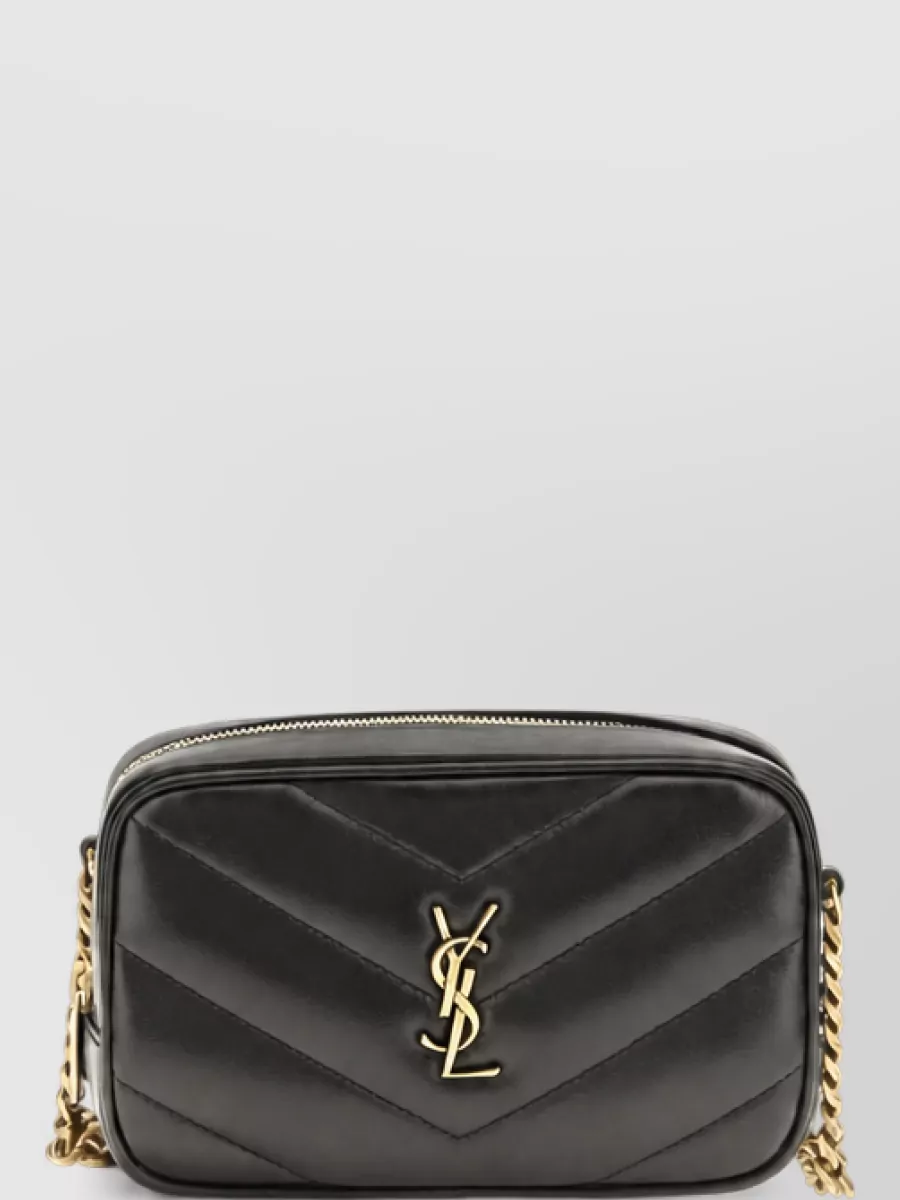 Saint Laurent na lamb leather cross-body bag
