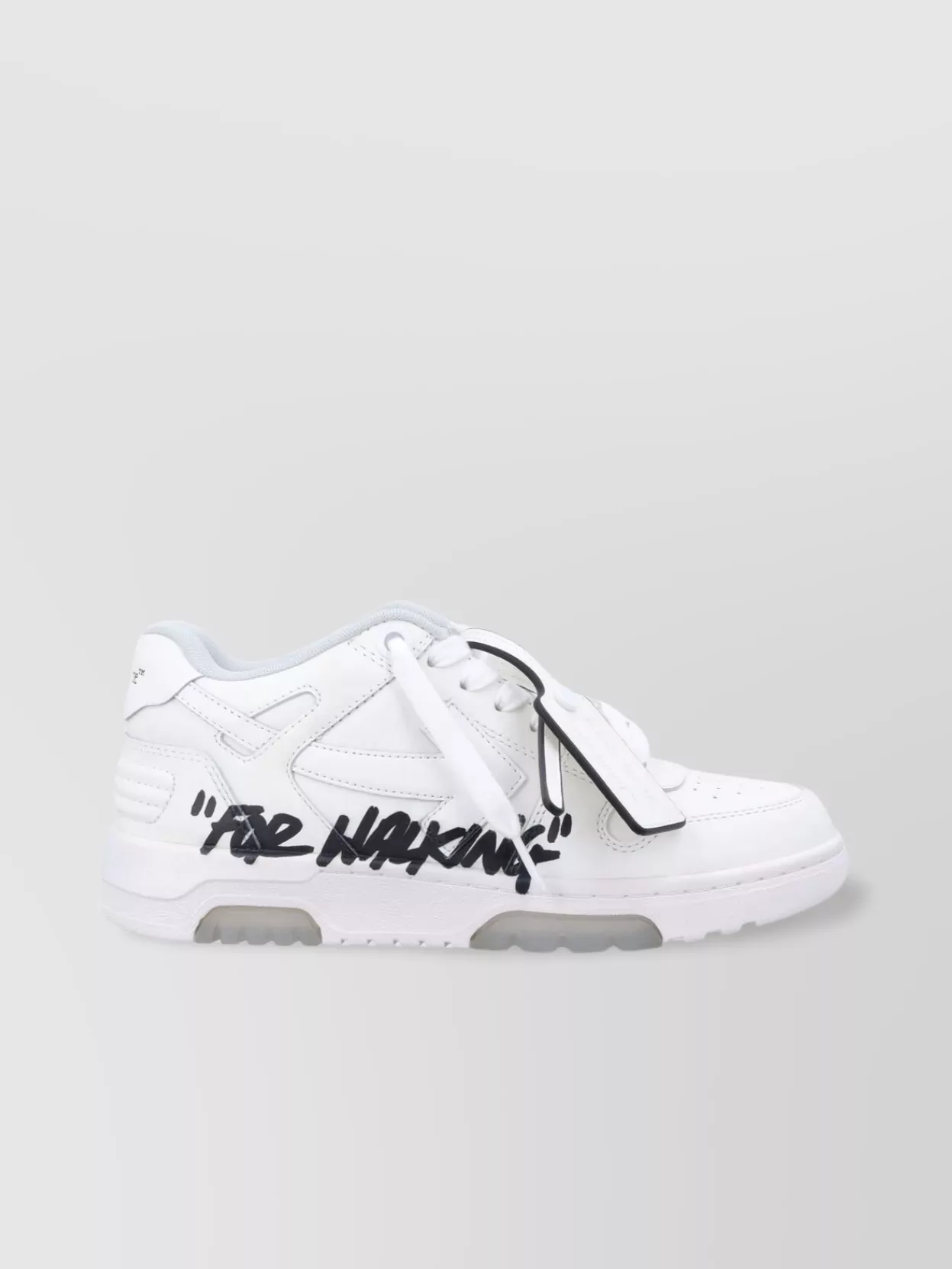 Off-White Leather Low-Top Sneakers