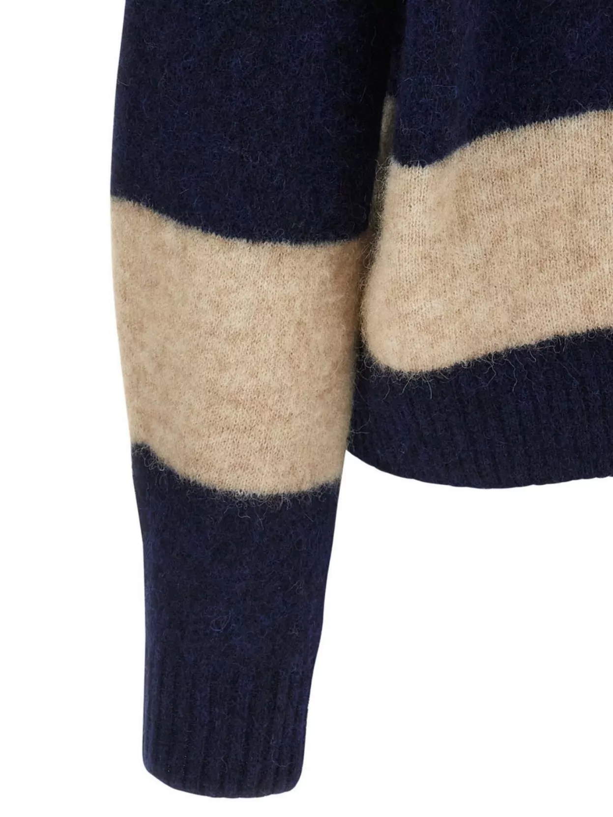 Weekend Max Mara Striped Long Sleeve Crew Neck Sweater