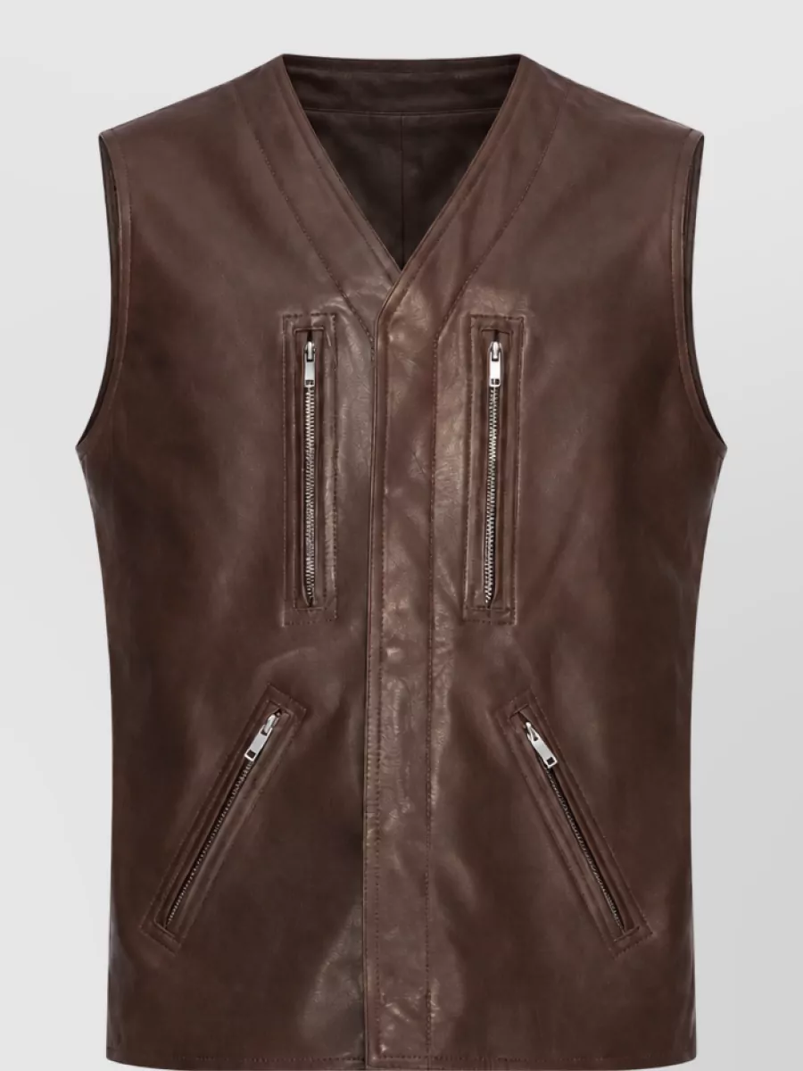 Rick Owens Leather Coat