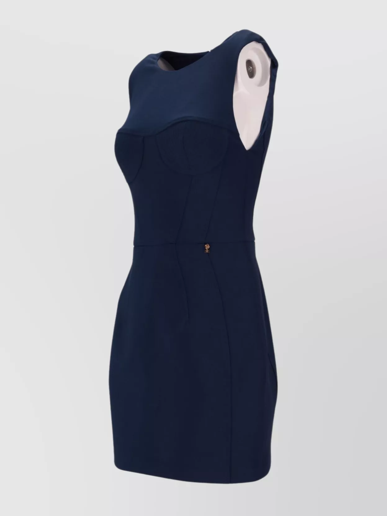 Elisabetta Franchi Sleeveless Fitted Mini Dress