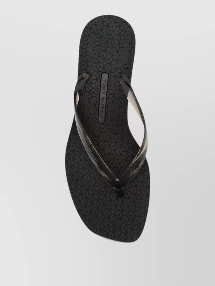 Tory Burch Jelly Stiletto-Heel Flip Flops