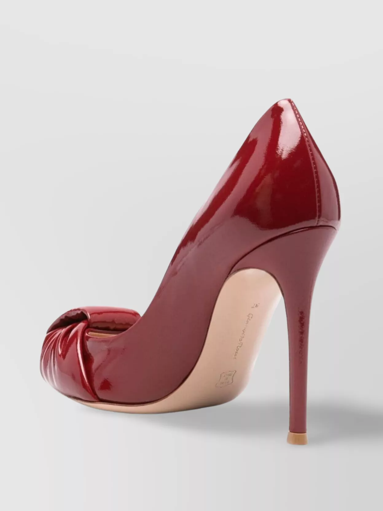 Gianvito Rossi Night Bow Patent Pump