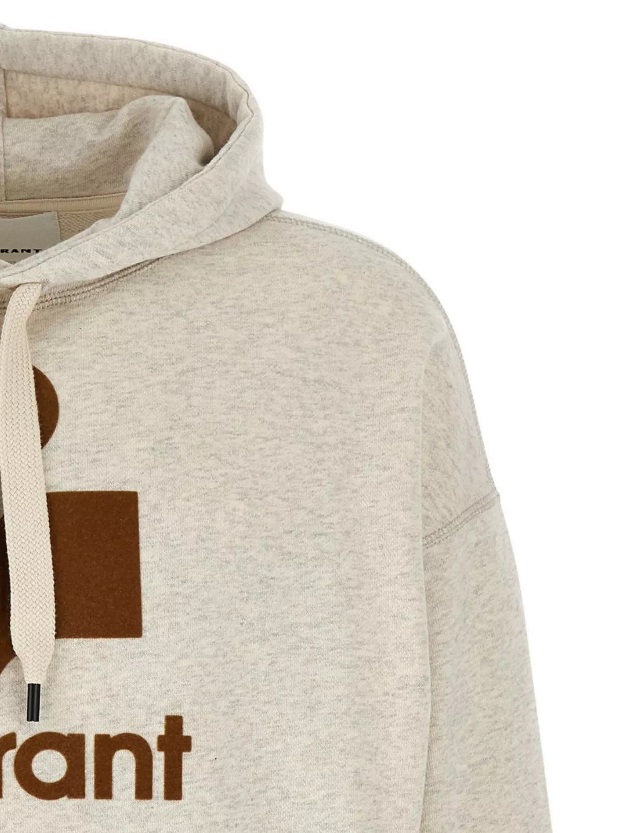 Isabel Marant Hoodie Drawstring Kangaroo Pocket Ribbed Cuffs