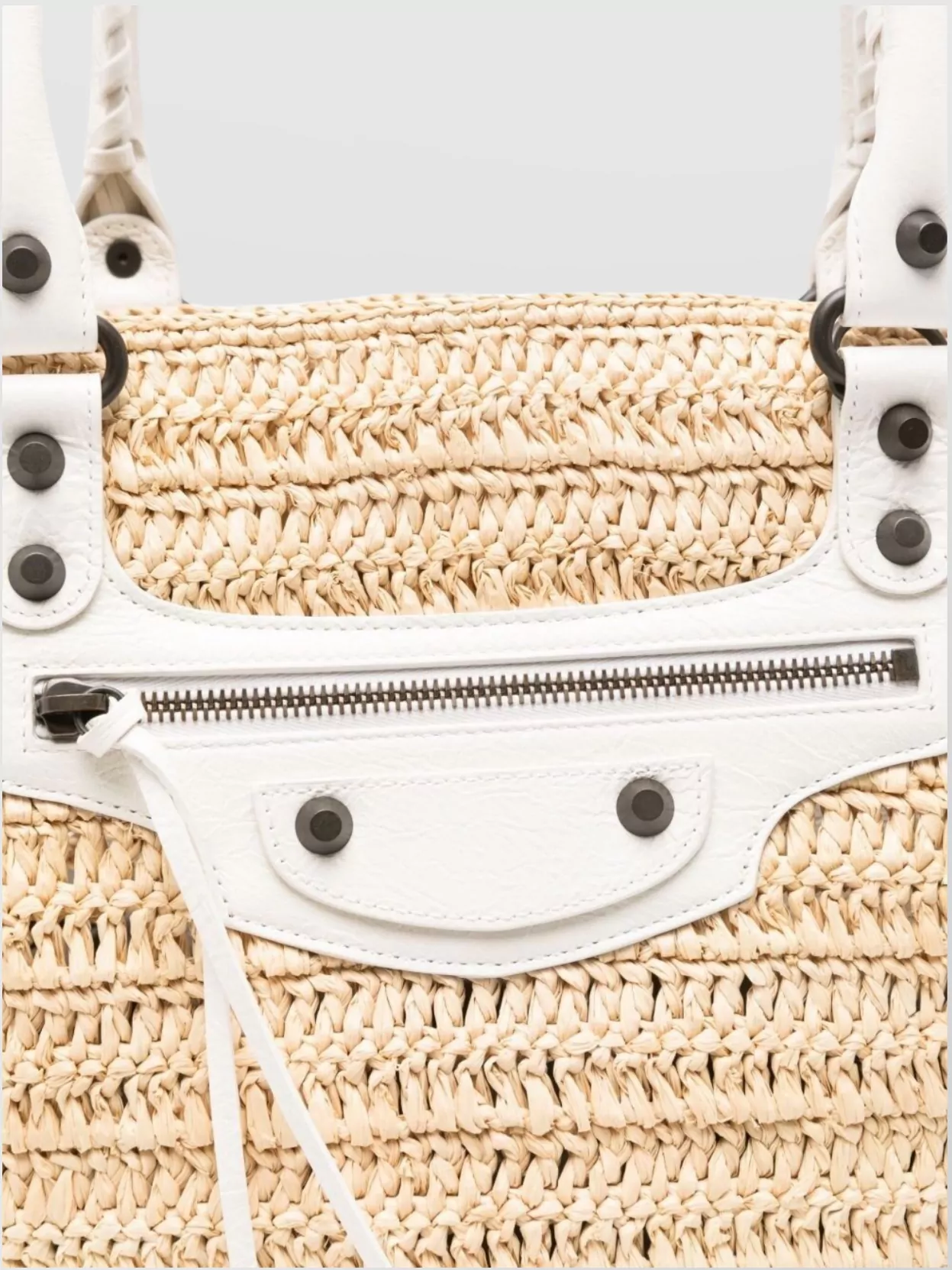 Balenciaga Shoulder Bags With Contrast Stitching And Metal Hardware