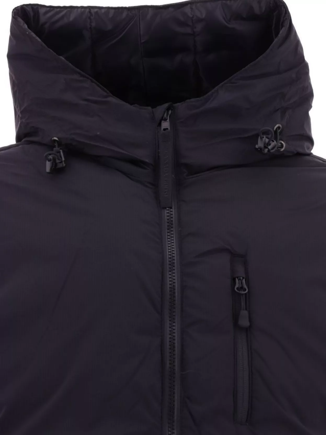 Canada Goose Hooded Down Jacket Featuring Chest Pocket