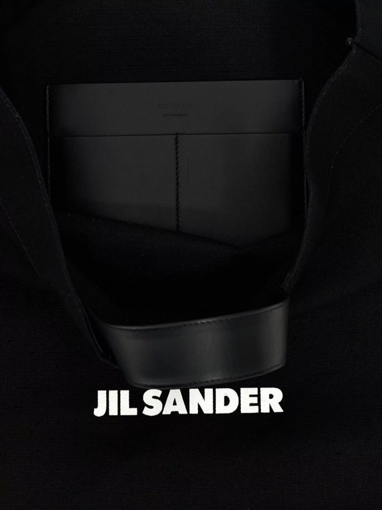 Jil Sander Tote Bag Square Top Handles