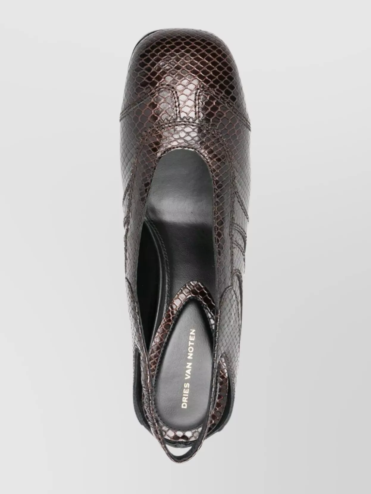 Dries Van Noten Stylish Slingback Kitten Heel Pumps
