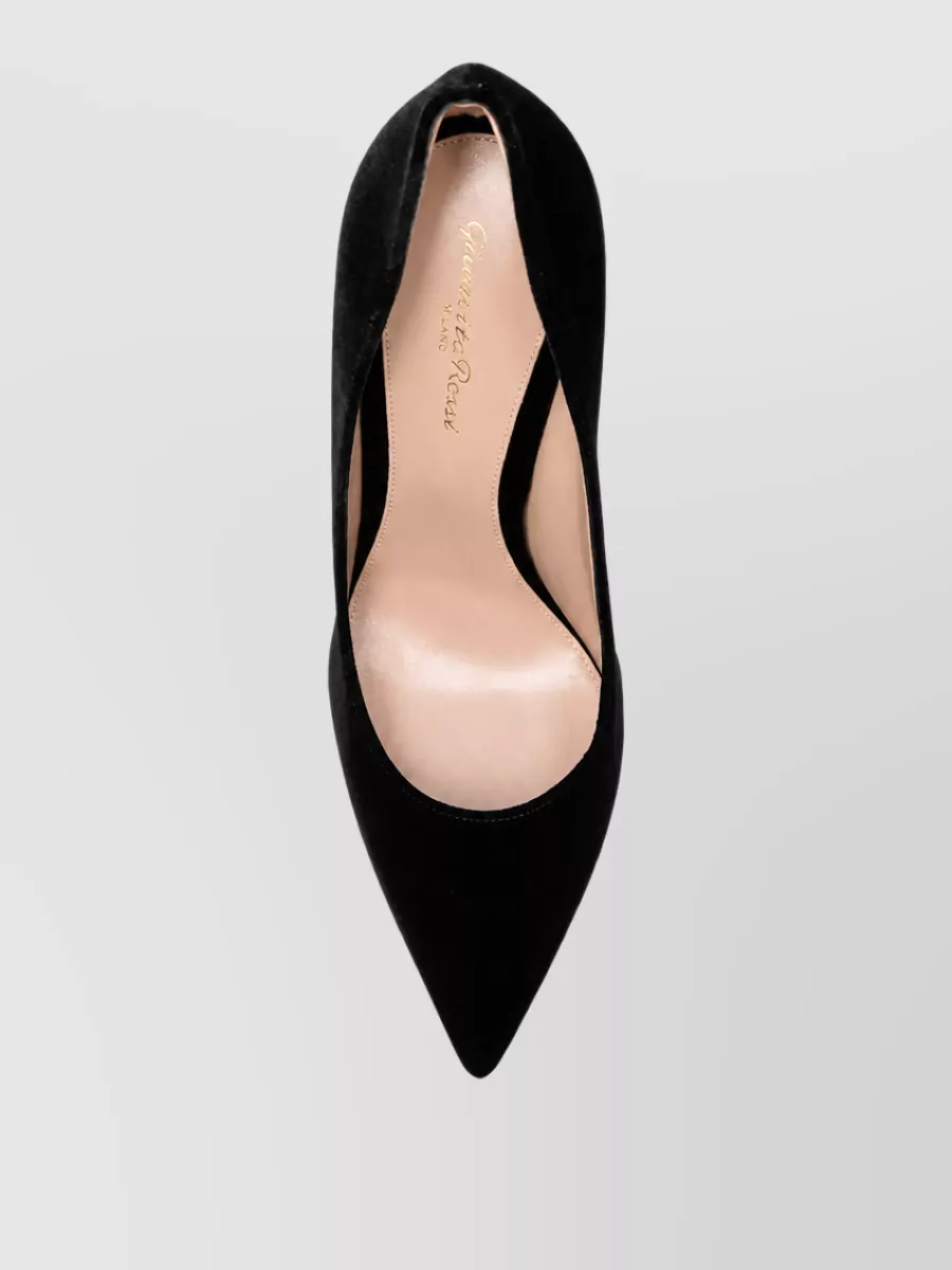 Gianvito Rossi Velvet Pointed-Toe Pumps