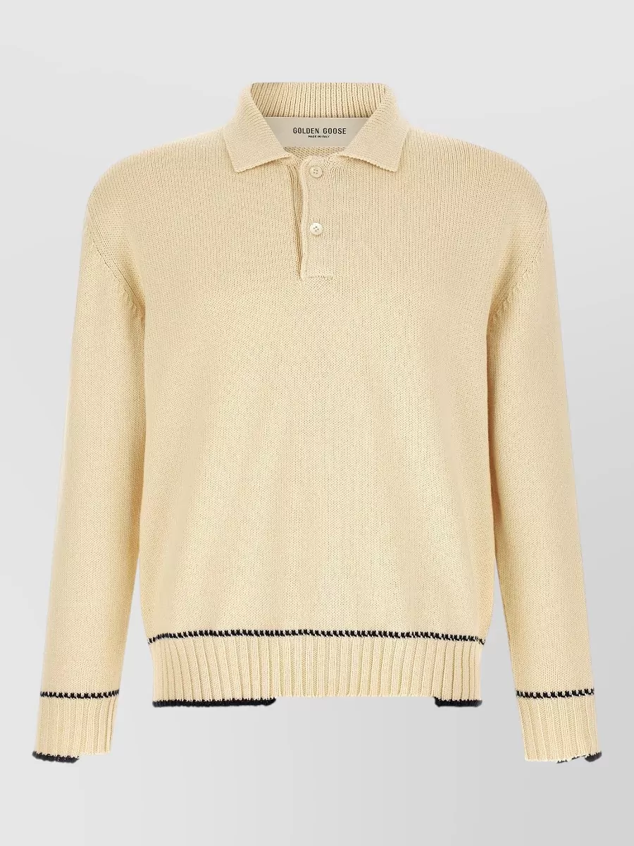 Golden Goose rindley knitted polo shirt