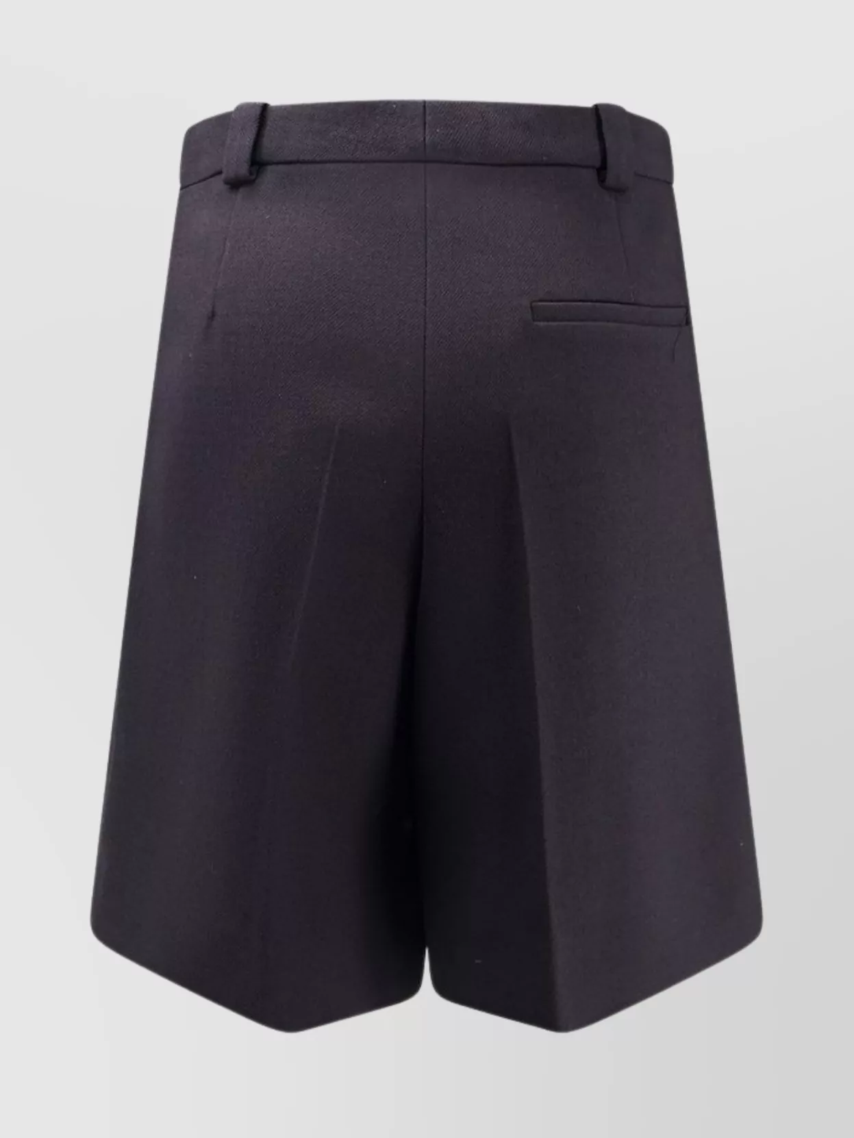 Chloé Wool Shorts With Belt Loops And Pockets