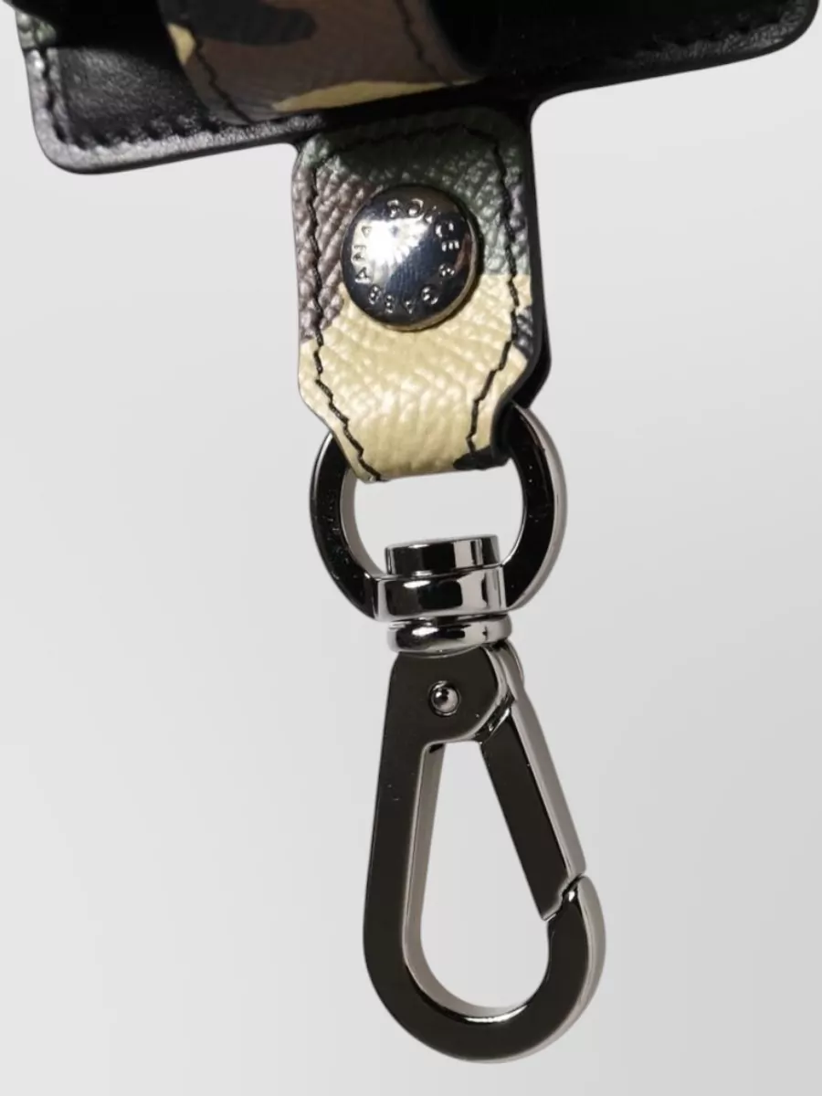 Dolce&Gabbana Camouflage Leather Airpods Case